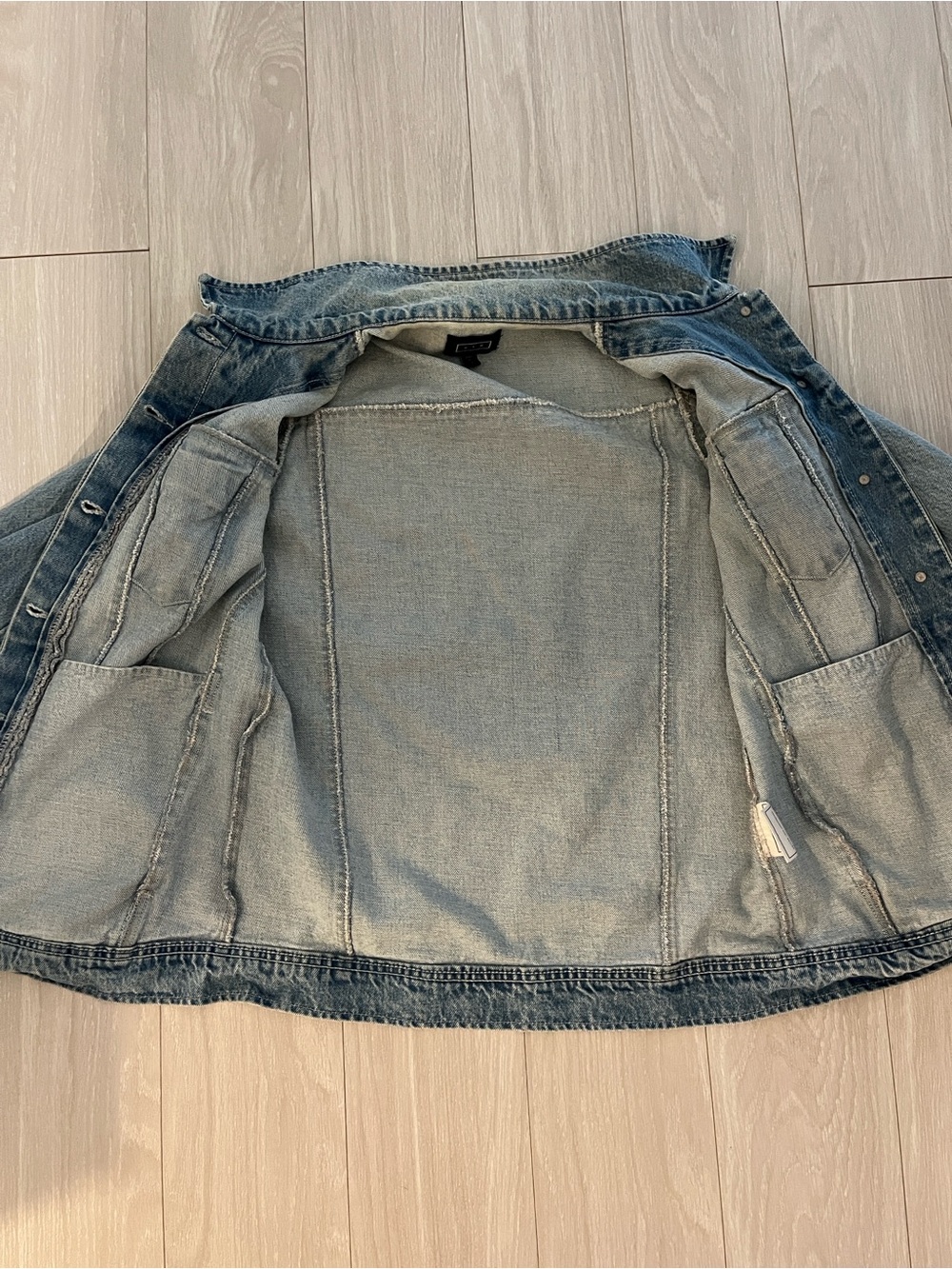 AYR The Doublestar Denim Jacket Vintage Wash Size S - Picture 6 of 10